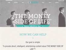 Tablet Screenshot of moneysideoflife.com